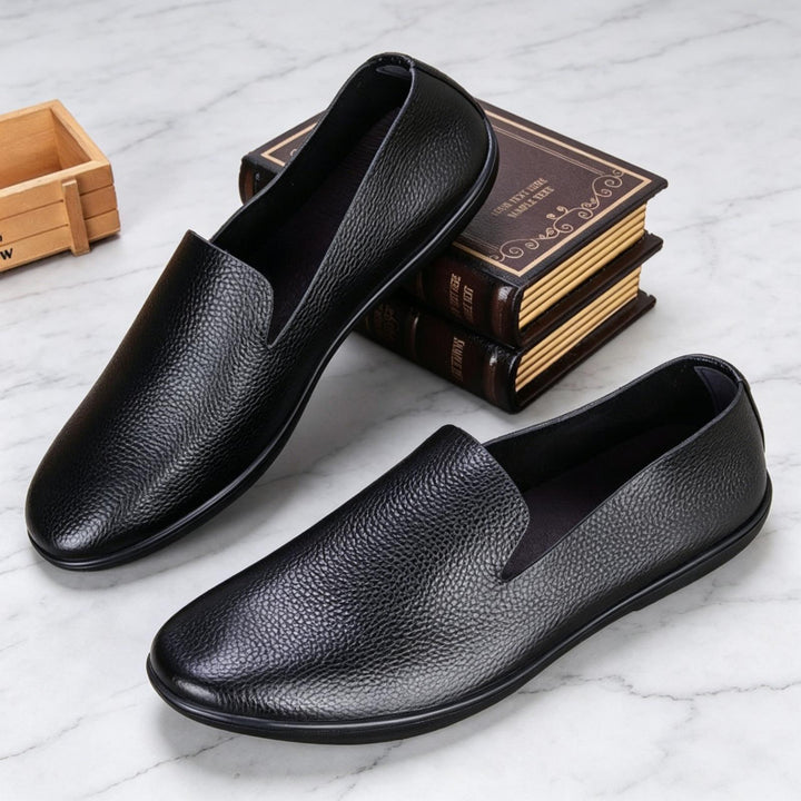 Men's Elegant Leather Moccasins Mune Fashion