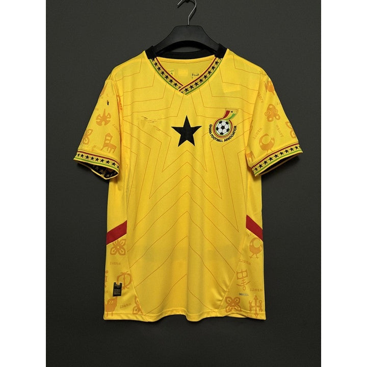 Men's breathable performance soccer jersey with mesh inserts and embroidered Mune Fashion badge