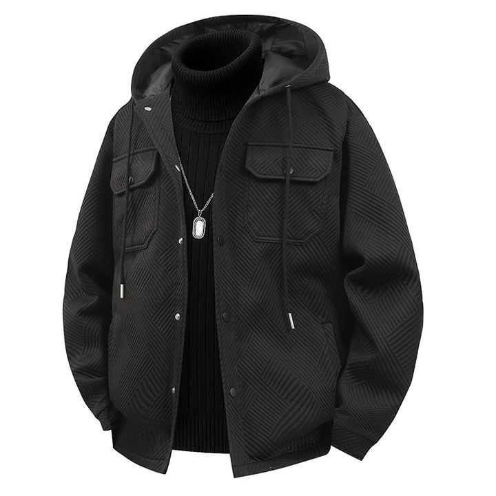 Men's fashionable and functional jacket with hood Mune Fashion