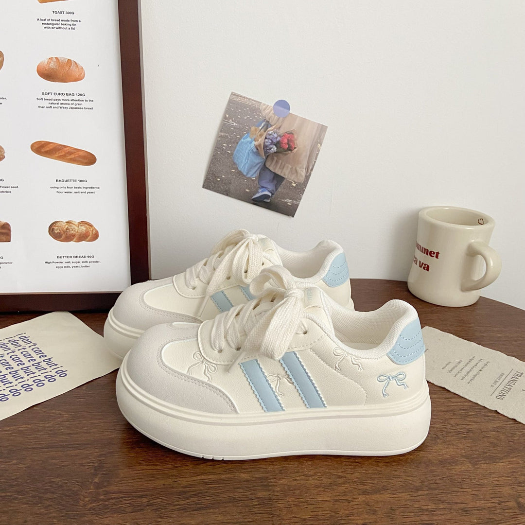 Women's platform sneakers with playful design details and comfortable cushioning Mune Fashion