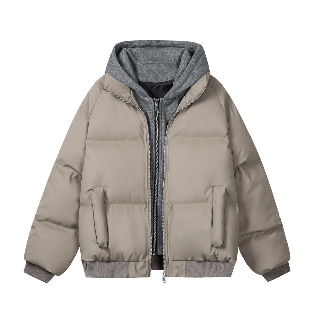 Women's Fashion Quilted Jacket with Removable Hood Mune Fashion
