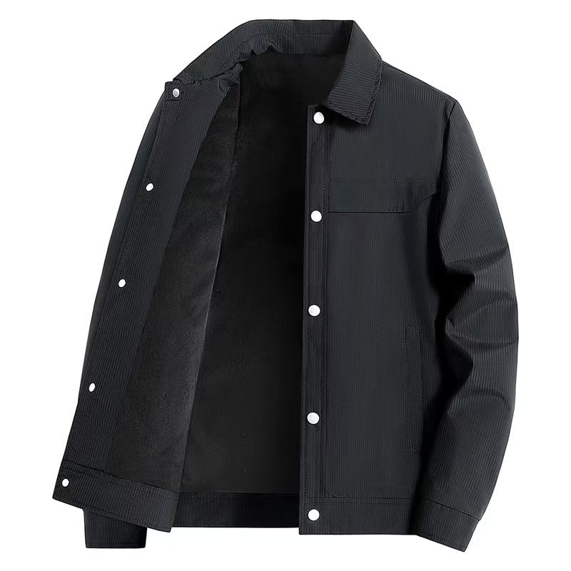 Men's Fashion Transitional Jacket with Textured Design Mune Fashion