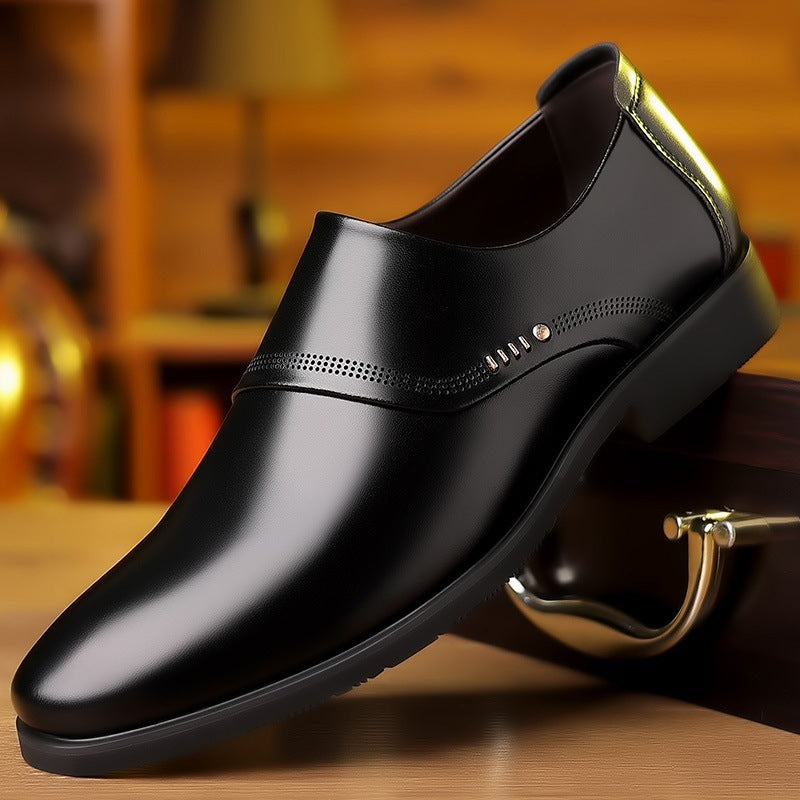 Men's Elegant and Comfortable Leather Slippers Mune Fashion