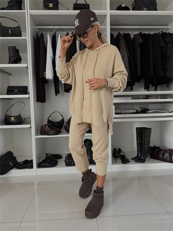 Women's oversized hoodie and tapered jogger lounge set Mune Fashion