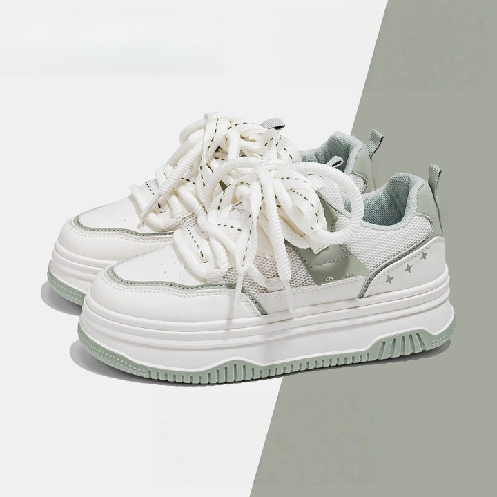 Women’s sneaker with cushioning sole and breathable mesh by Mune Fashion