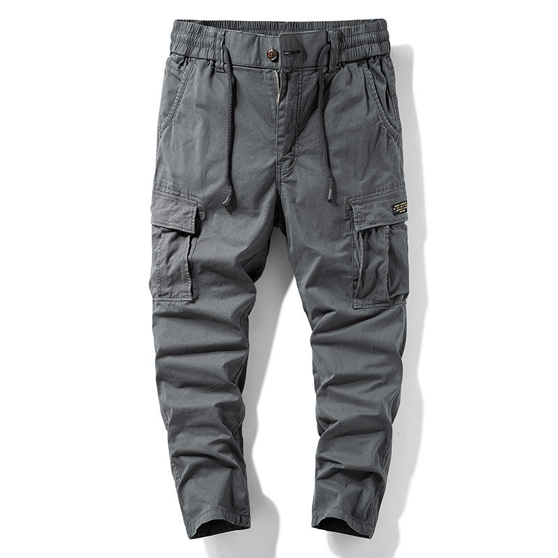 Men's Urban Ripstop Cargo Jogger with Elastic Comfort Waistband and Multiple Flap Pockets Mune Fashion