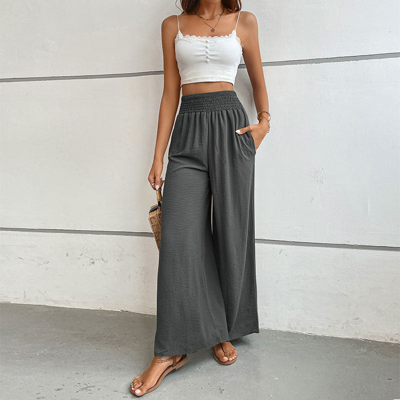 Women's Wide Loose Leisure Pants Mune Fashion