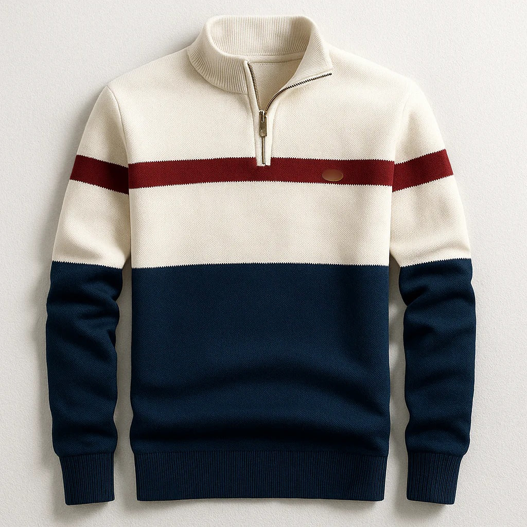 Men's Stylish Half-Zip Sweater