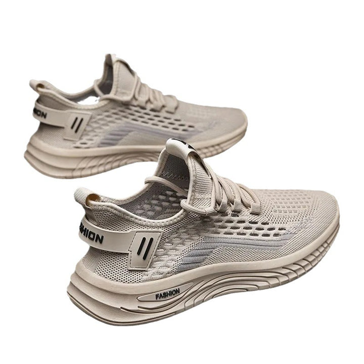 Men's lightweight knitted sneakers with padded comfort sole and breathable mesh Mune Fashion