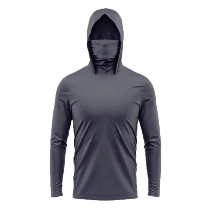 Men's functional shirt with hood