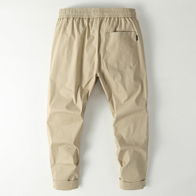 Men's Elastic Chino Jogger with Tailored Tapered Cut and Patch Back Pocket Mune Fashion