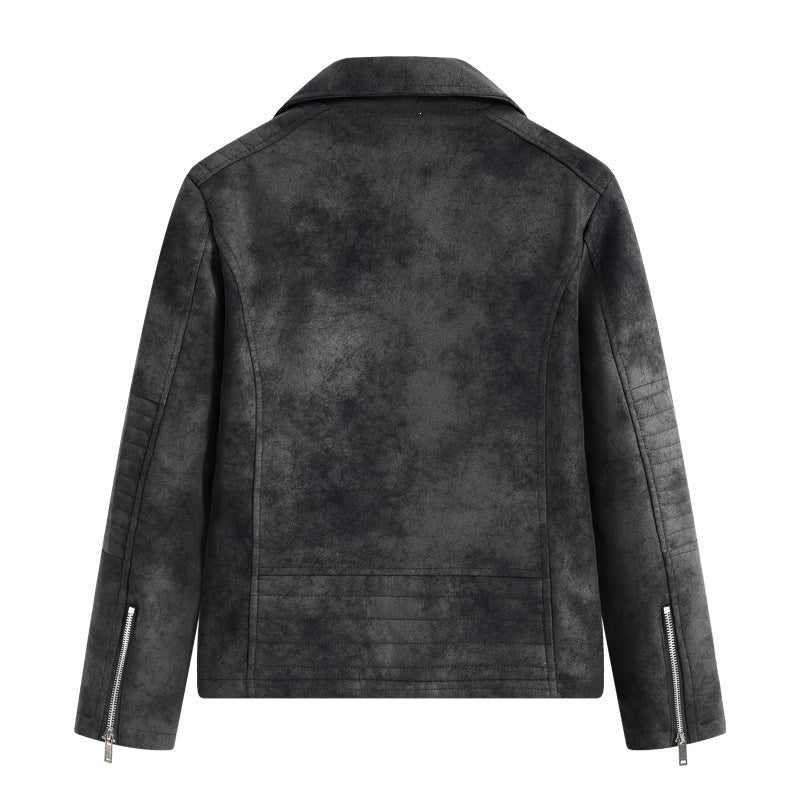 Men's Stylish Faux Leather Blouson Jacket Mune Fashion