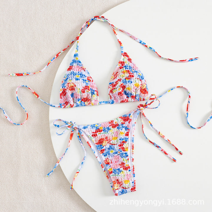 Women's bikini set with colorful pattern mix Mune Fashion
