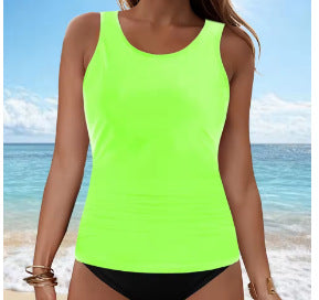 Women's Tankini Top with Ruching Mune Fashion