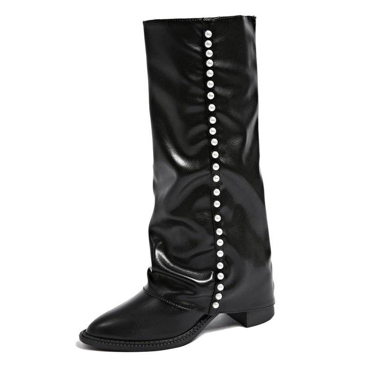 Women Elegant and Playful Boots Mune Fashion