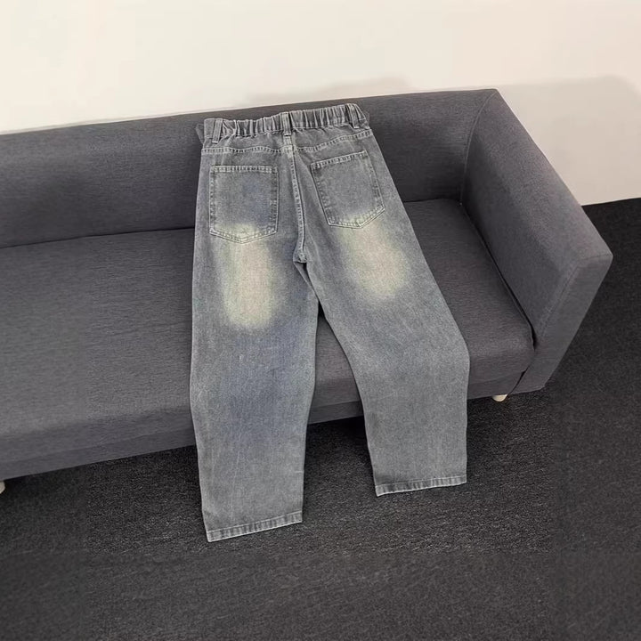 Ladies Fashion Jeans with Creative Graphic Print Mune Fashion