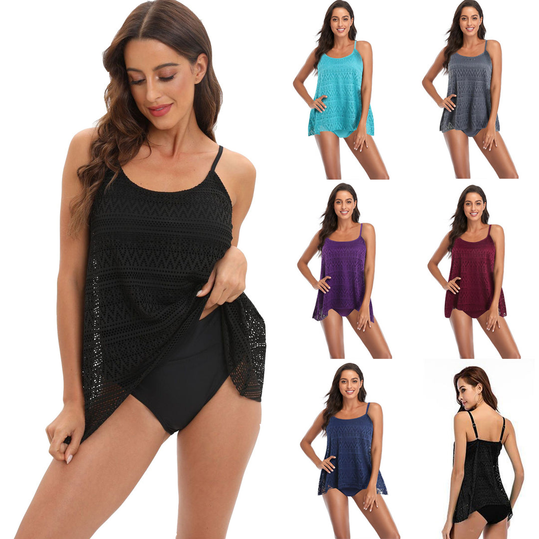 Women elegant beach top with fashionable cut-out pattern Mune Fashion