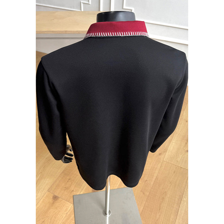 Men's Fashion Stand Collar Sweater with Zipper Mune Fashion