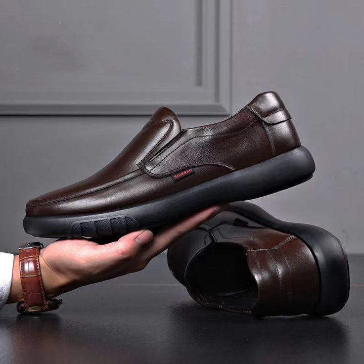 Men's Comfortable and Elegant Slip-On Leather Shoes Mune Fashion