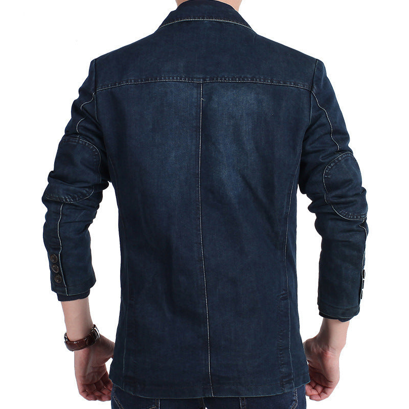Men's Stylish Denim Blazer Mune Fashion