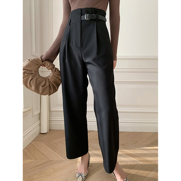 Women High-Waisted Dress Pant Mune Fashion