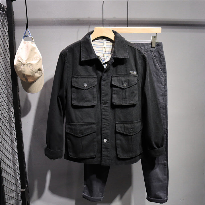 Men's Utility Jacket with Practical Pockets Mune Fashion