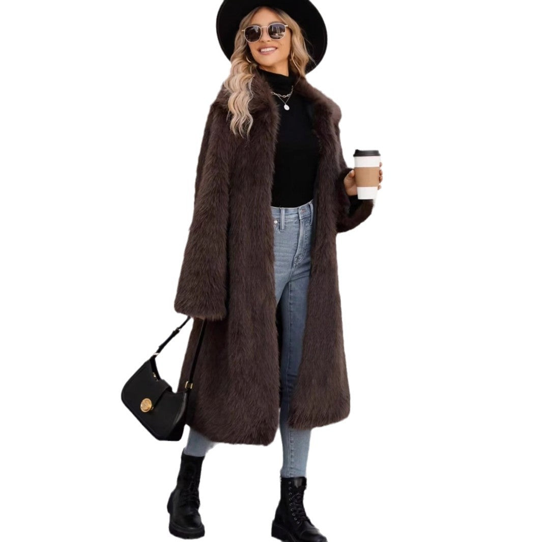 Women's Fashionable Long Coat Mune