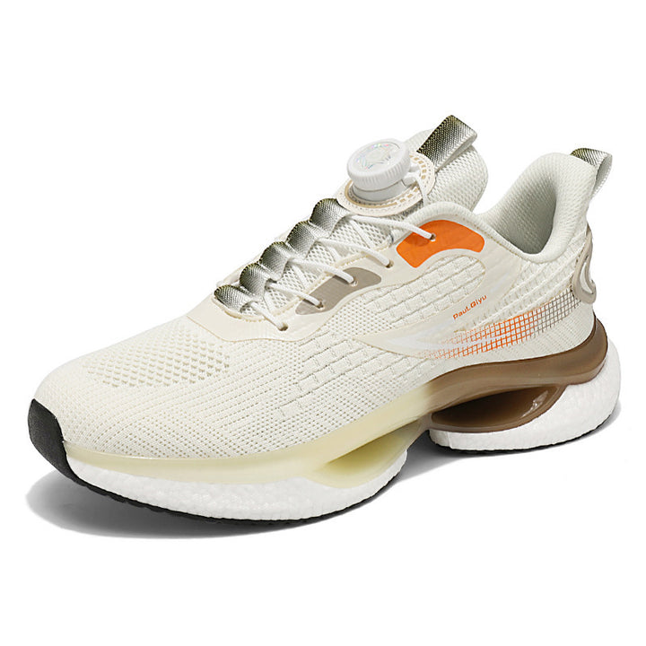 Unisex nan breathable running shoe with rotary closure and reactive midsole Mune Fashion