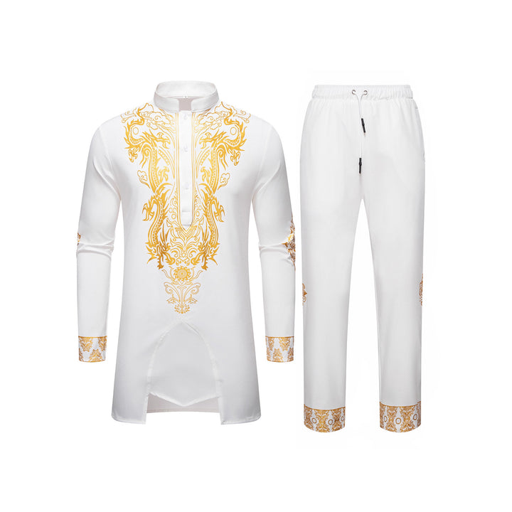 Men's Tunic and Leisure Trousers Set Mune Fashion