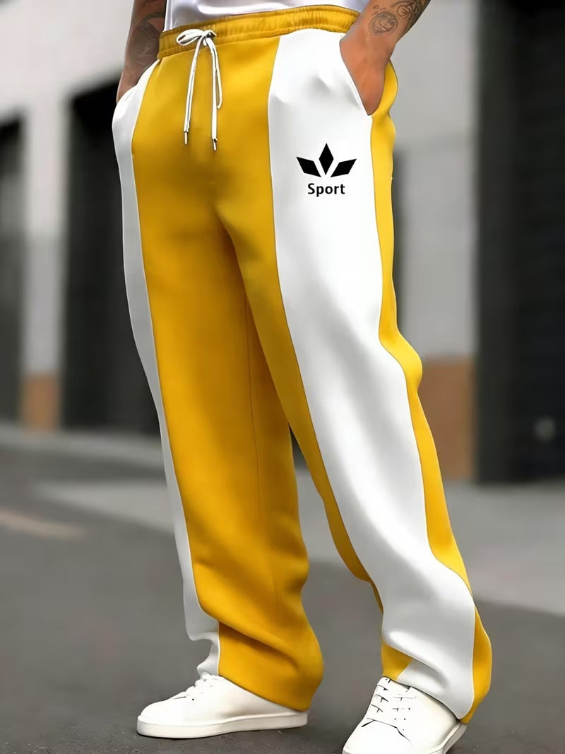 Men's sporty joggers with side stripes Mune Fashion