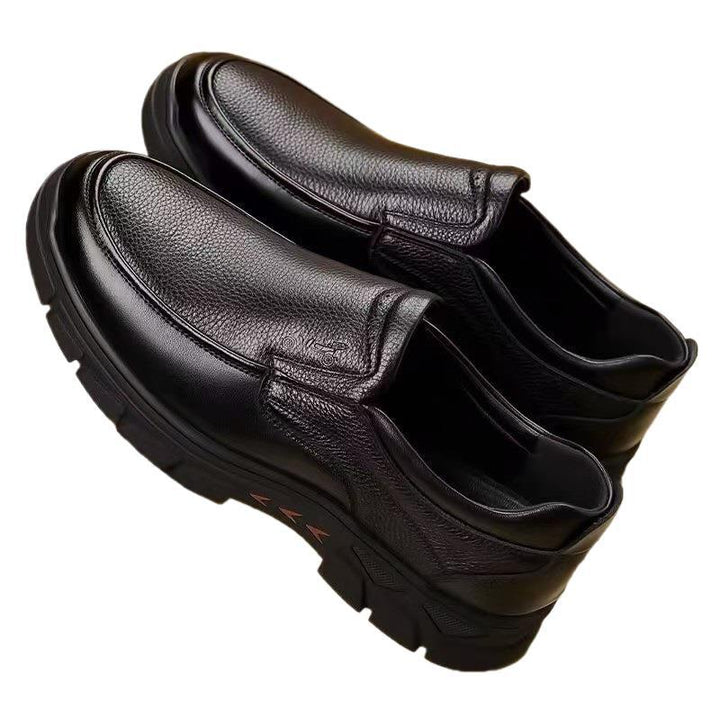 Men's Elegant Slip-On Leather Shoes Mune Fashion