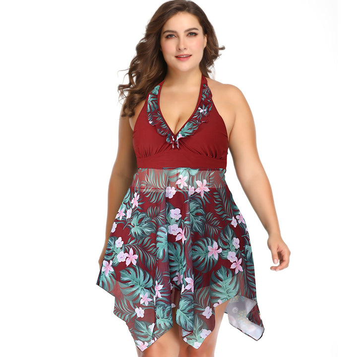 Women's beach dress with floral / airy wrap Mune Fashion