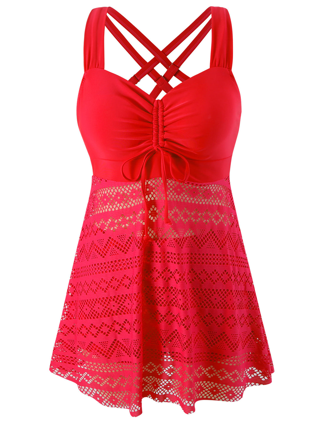 Women's swimming dress with sophisticated back design and very elastic fabric quality Mune Fashion