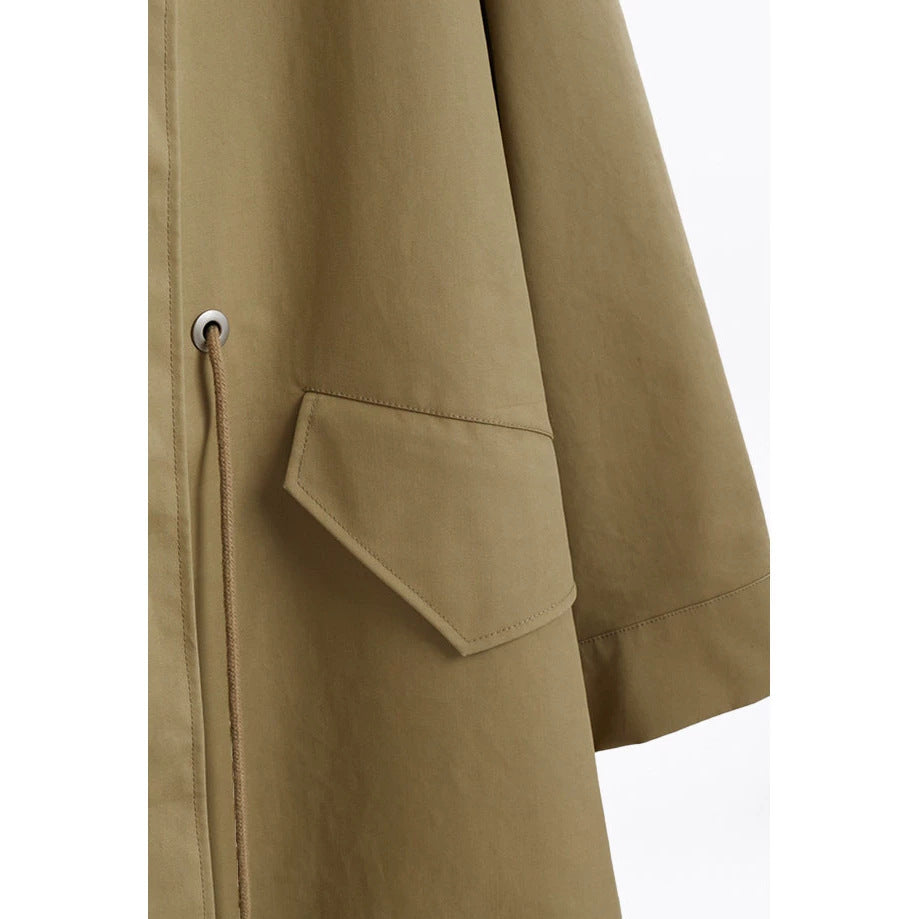 Women's Fashion Transitional Jacket with High Collar Mune Fashion 1789268979