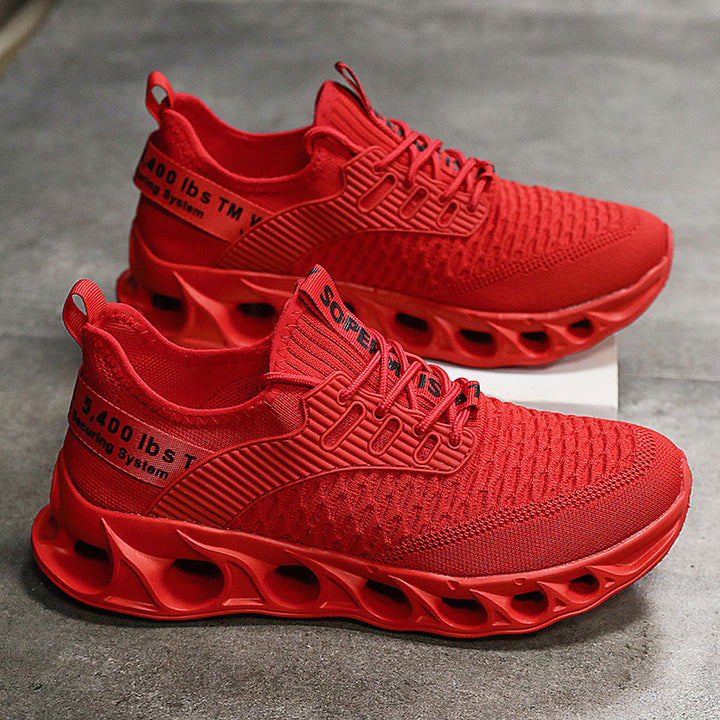 Unisex Performance Sneaker with innovative perforated air sole and knitted upper material Mune Fashion