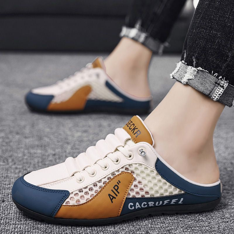 Men's Lightweight Slip-On Casual Sneakers with Breathable Mesh Design Mune Fashion