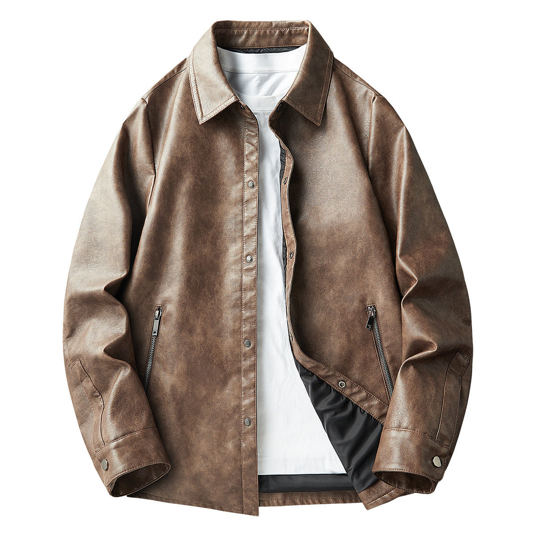 Men's Fashion Leather Jacket Mune Fashion 1787797546