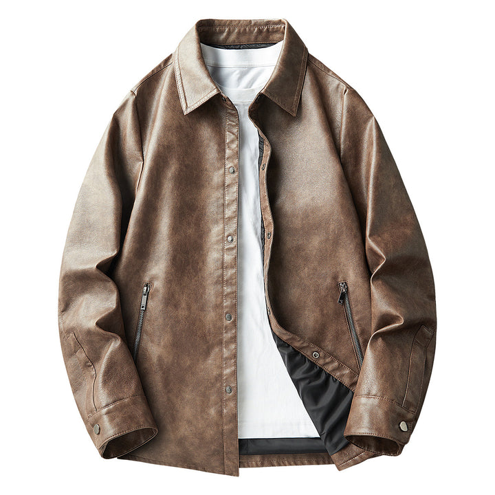 Men's Fashion Leather Jacket Mune Fashion 1787797546