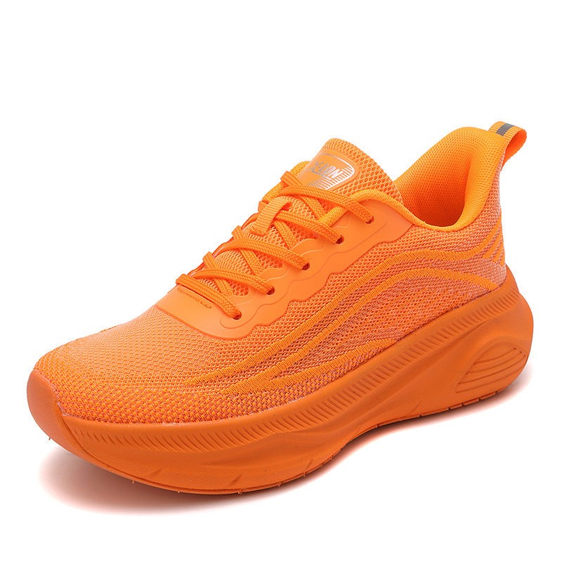 Women's breathable running trainers with thick cushioned wedge sole and comfort insole Mune Fashion