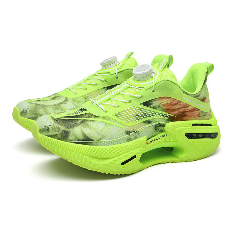 Ladies cushioned fashion platform sneakers with visible air cushion sole and elastic shaft Mune Fashion