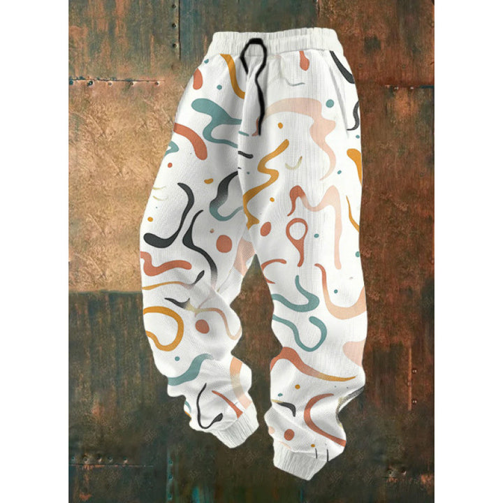 Women's Comfortable Leisure Pants with Creative Print Mune Fashion
