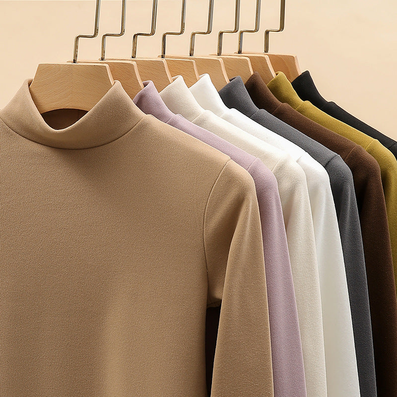 Women's long sleeve shirt with high collar Mune Fashion 1787619958