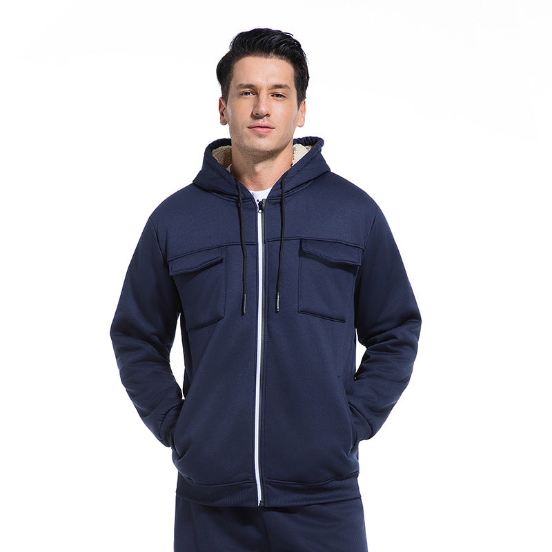Men's casual jacket with high collar and pockets Mune Fashion
