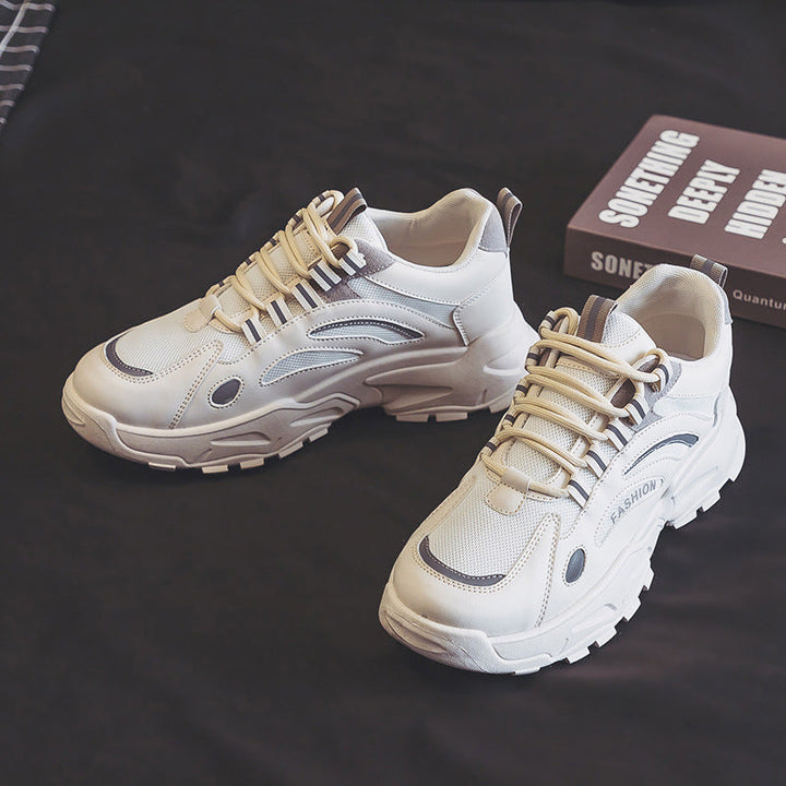 Women’s sporty sneakers with breathable mesh inserts and distinctive sole construction Mune Fashion
