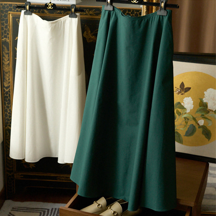 Ladies Elegant, flowing Maxi Skirt Mune Fashion