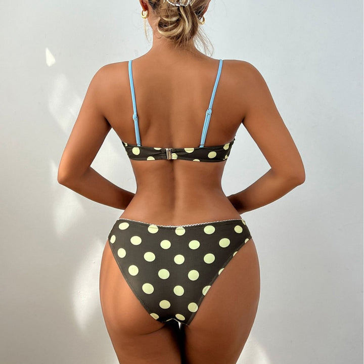 Women's Colorful Polka Dot Bikini Set Mune Fashion