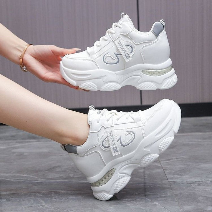 Women Sports Chunky Sneakers with Breathable Mesh Inserts and Robust Design Mune Fashion