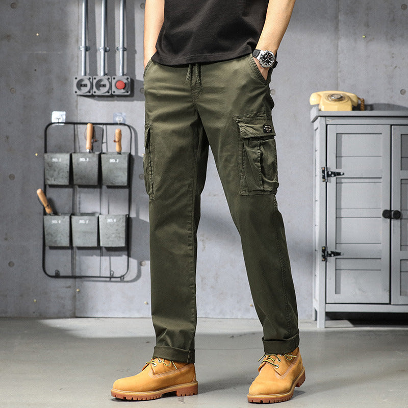 Men's Urban Ripstop Cargo Jogger with Elastic Comfort Waistband and Multiple Flap Pockets Mune Fashion