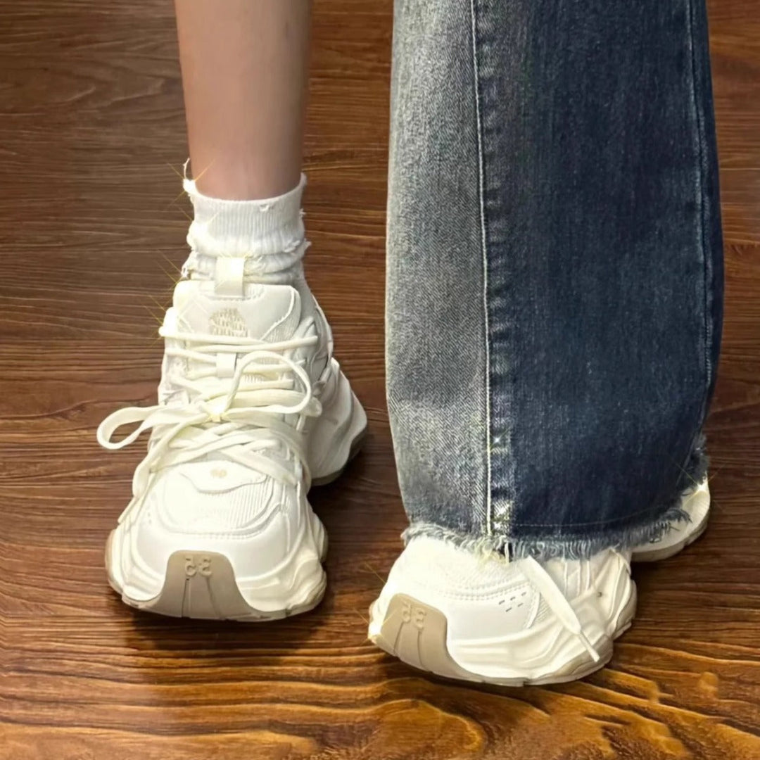 Women's Sporty Platform Sneakers Mune Fashion