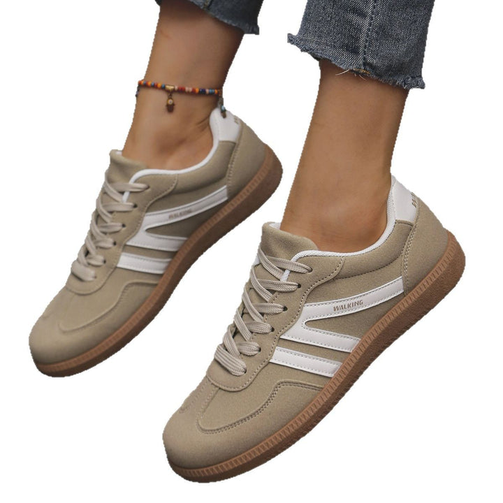 Women's Retro Sneaker with rubber sole, lightweight textile lining and comfort insole Mune Fashion